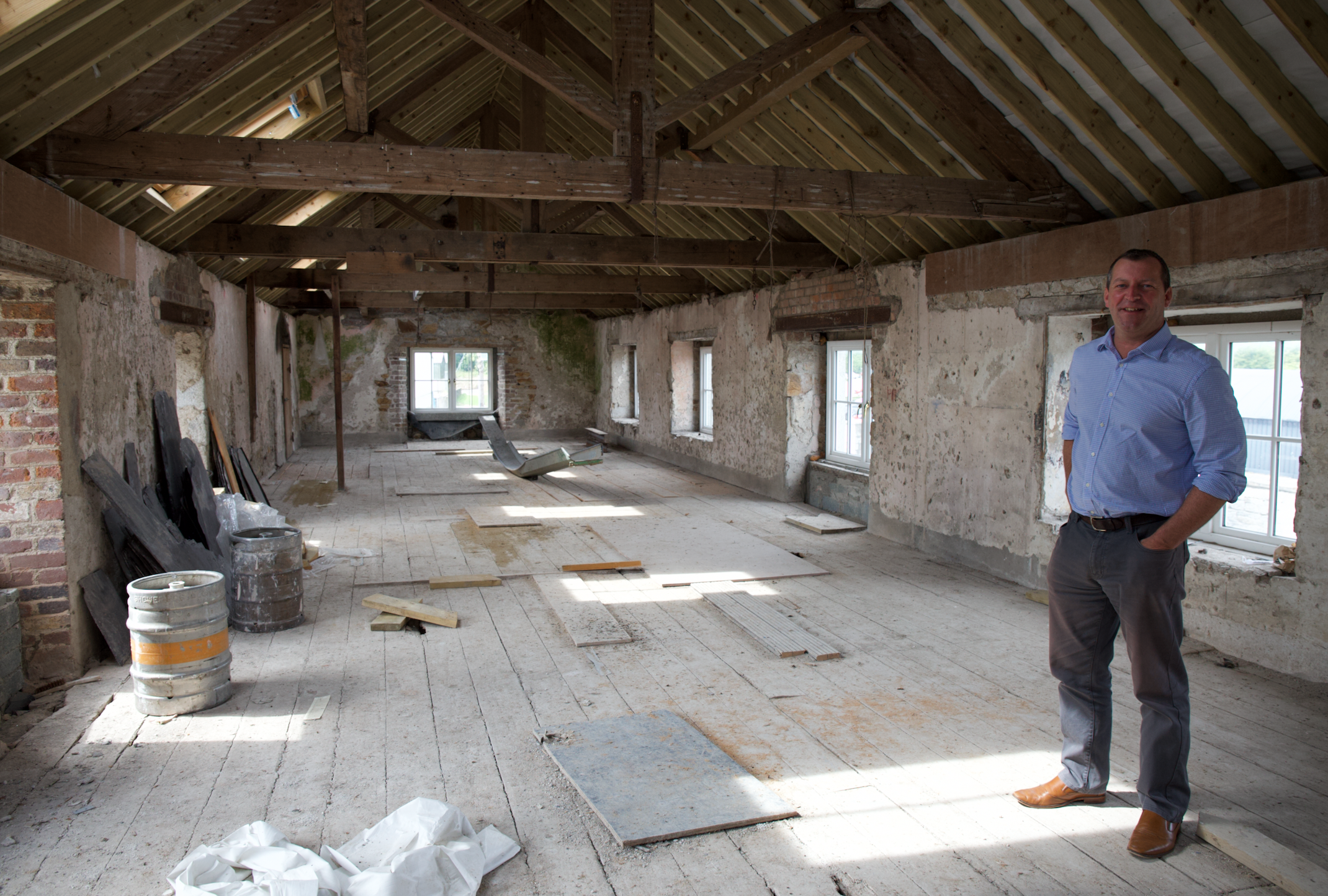 Powerscourt Distillery - before