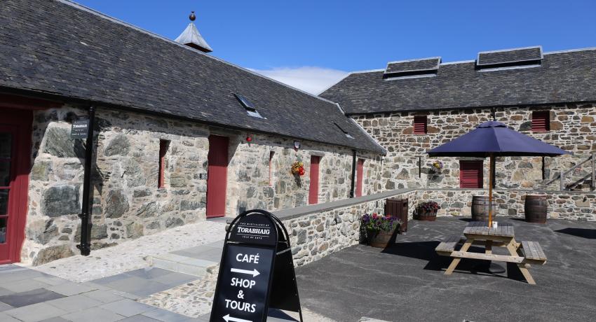 Torabhaig courtyard