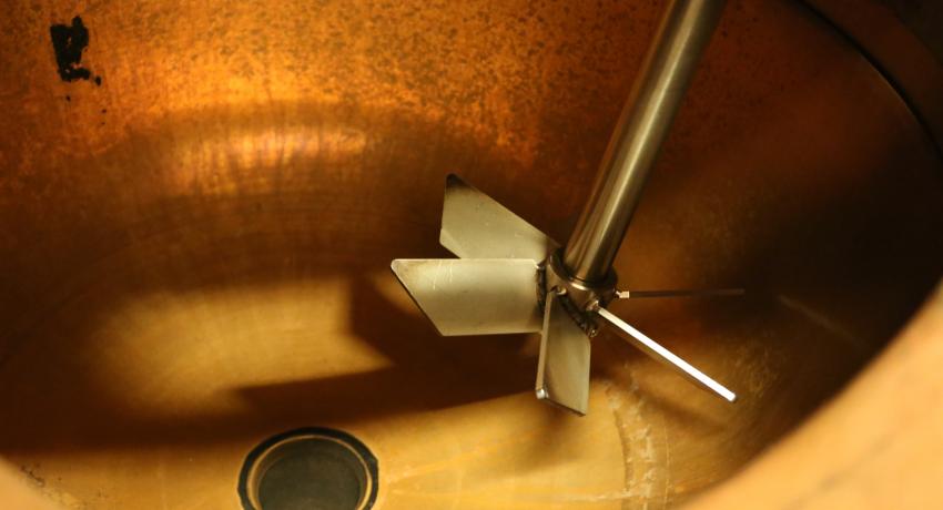 Inside the still